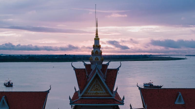 Angkor Wat temple at sunrise Cambodia