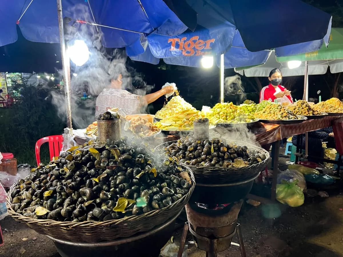 Cambodian Snail & Shellfish Tasting